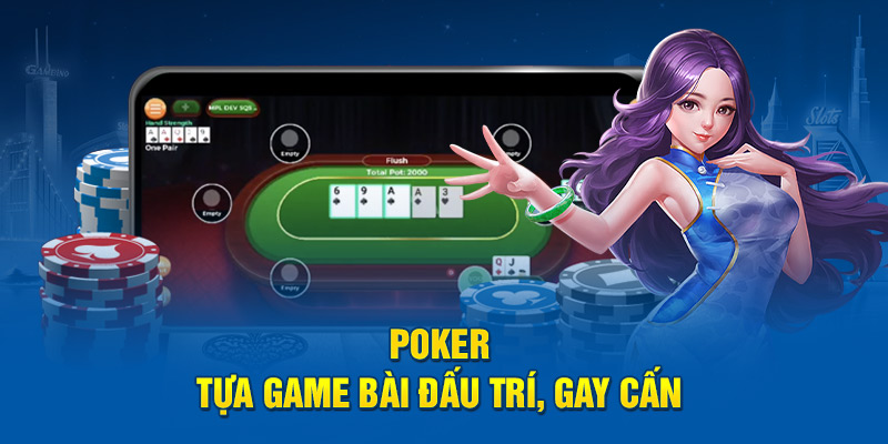 Poker - Tựa game bài đấu trí, gay cấn
